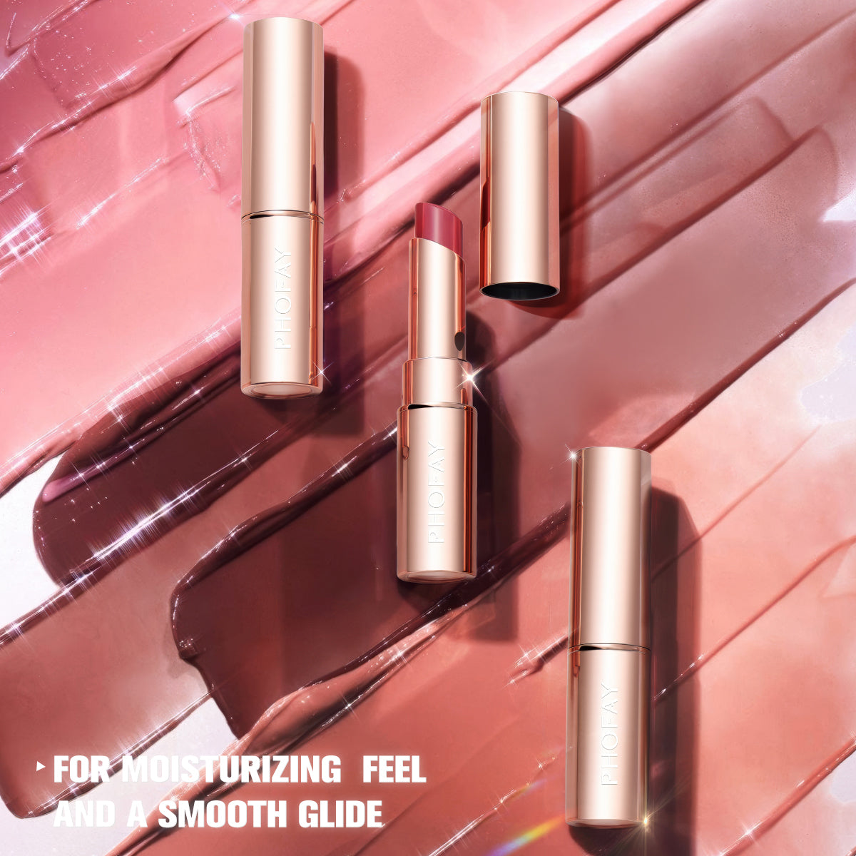 PHOFAY Moisturizing Lipstick | Hydrating & Long-Wearing Lip Color