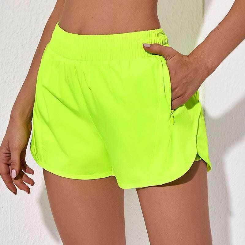 Breathable Summer Sports Shorts with Zipper Pockets - ZA-Zola