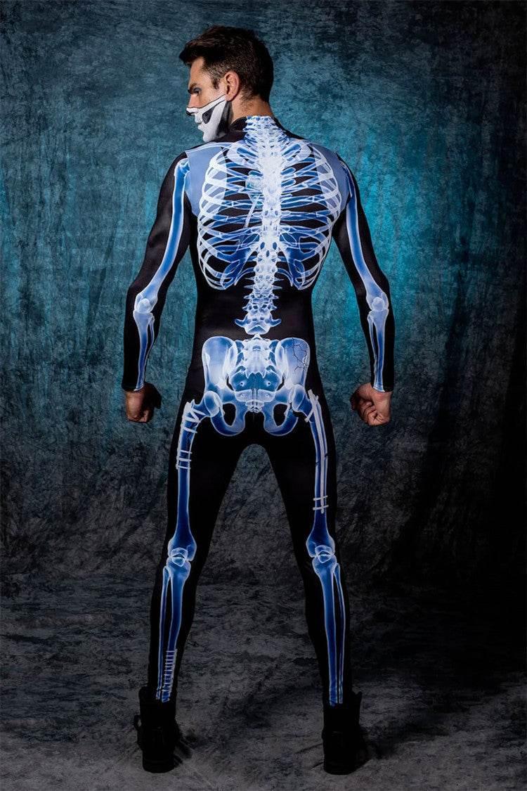 ZA-Zola Skeleton 3D Halloween Jumpsuit - ZA-Zola