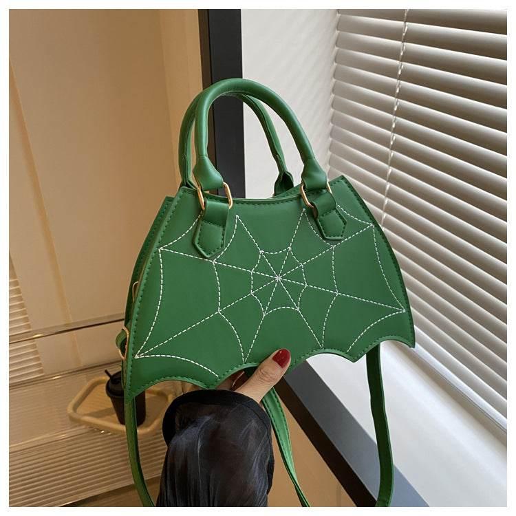 ZA-Zola Halloween Spider Web Crossbody Saddle Bag - ZA-Zola