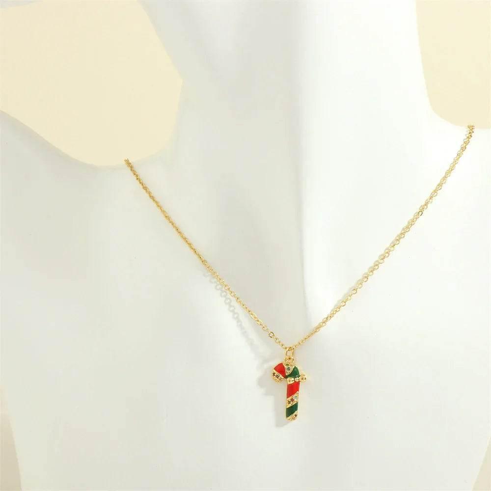Festive Christmas Tree & Santa Necklace – Shop Now - ZA-Zola