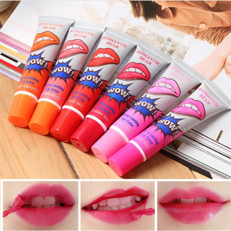 Amazing 6 Colors Peel Off Liquid Lipstick – Waterproof & Long-Lasting