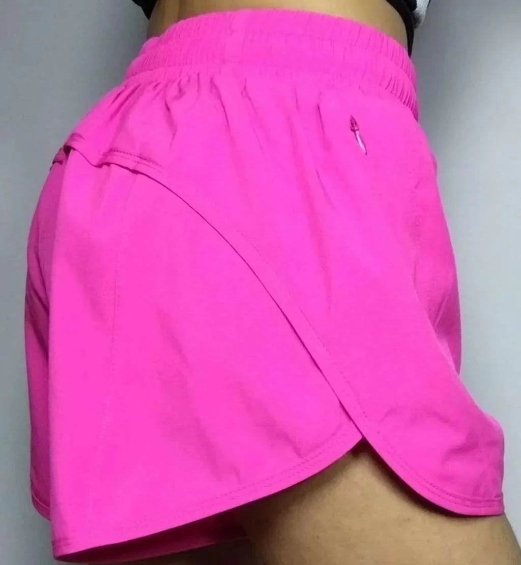 Breathable Summer Sports Shorts with Zipper Pockets - ZA-Zola