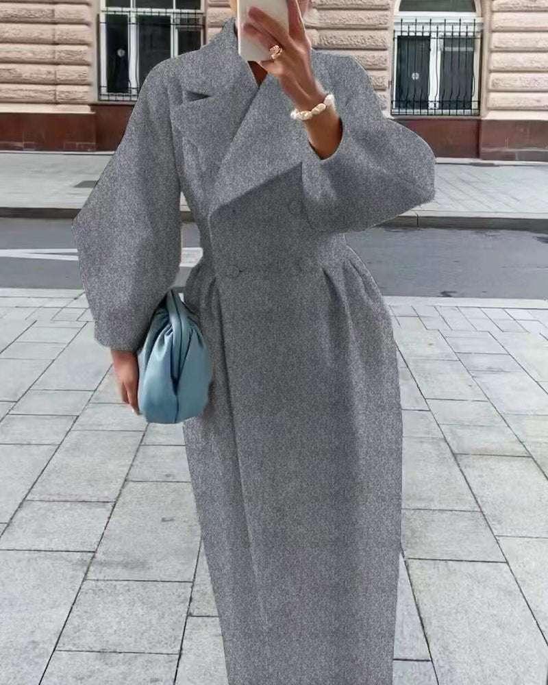 Vintage Court Jacket with Lantern Sleeves & Large Lapel - ZA-Zola
