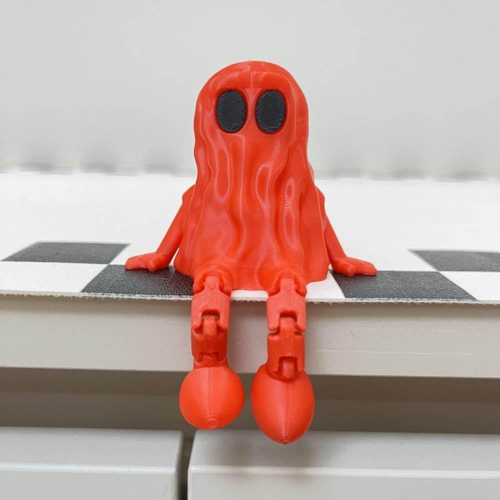 ZA-Zola 3D Printed Halloween Ghost with Movable Joints - ZA-Zola