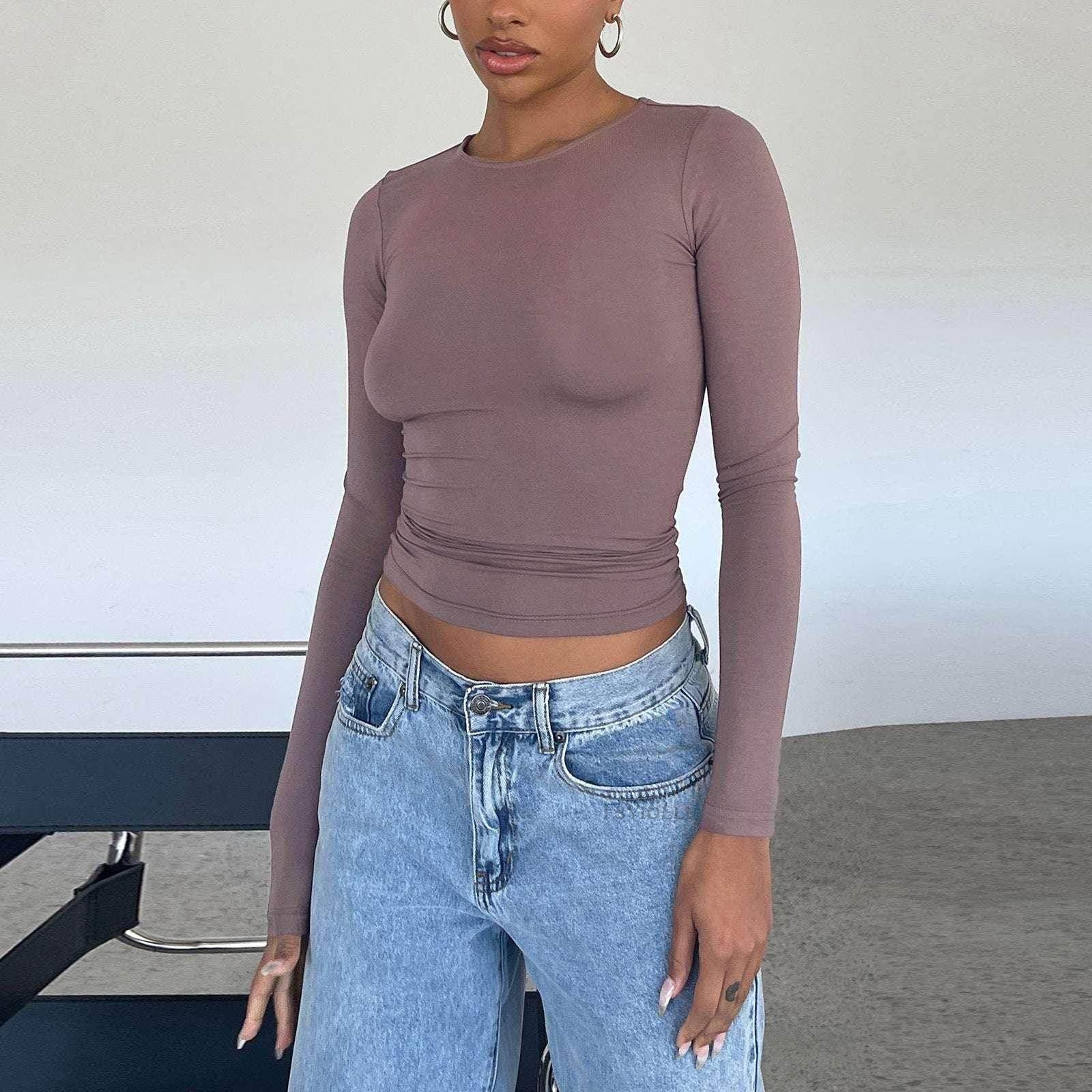 Slim Long Sleeve Pullover – S–L | ZA-Zola - ZA-Zola