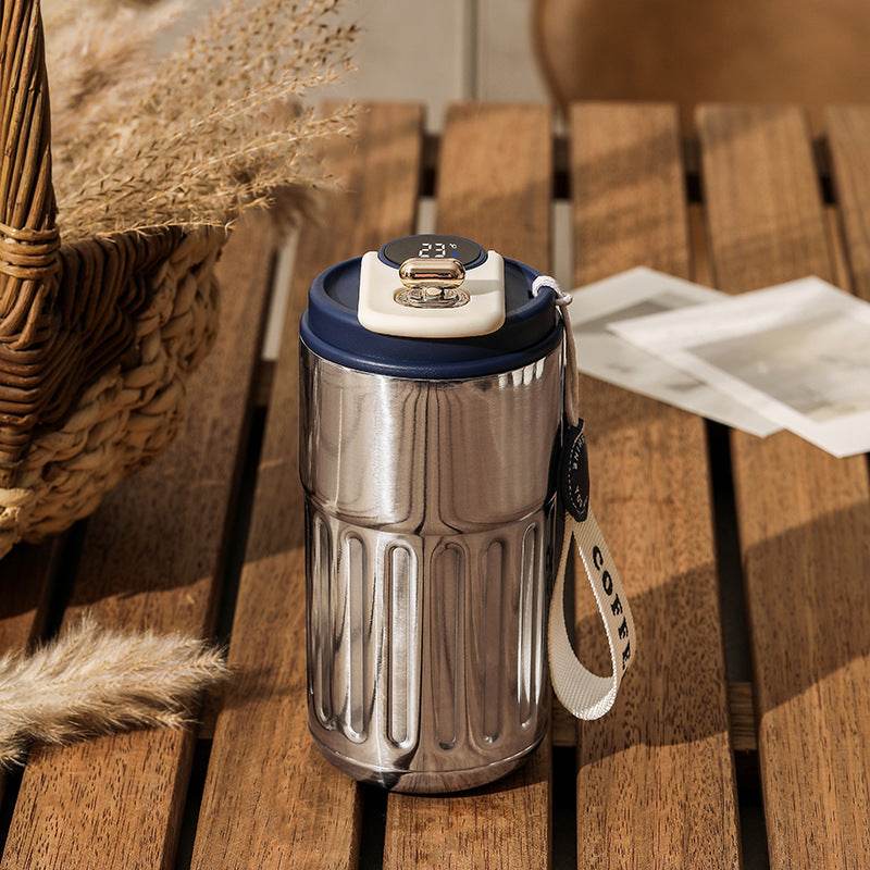 Smart Digital Travel Mug – Stainless Steel 450ml - ZA-Zola