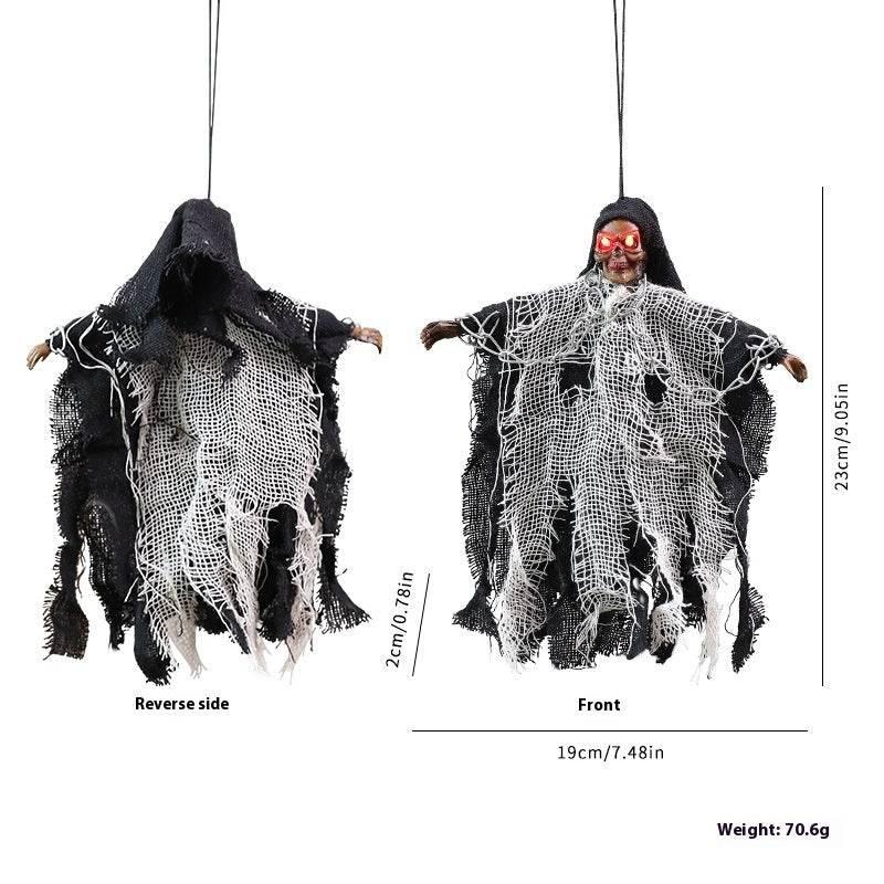 ZA-Zola Halloween Glowing Skull Hanging Ghost - ZA-Zola