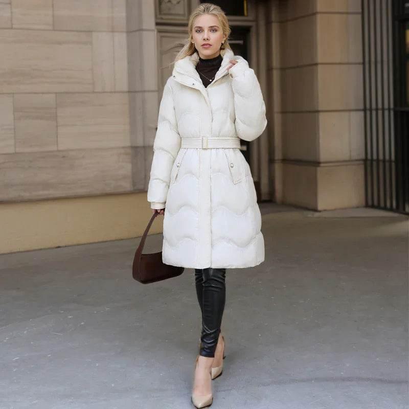 Shop Women's Mid-Length Down Cotton Jacket – Winter Ready - ZA-Zola