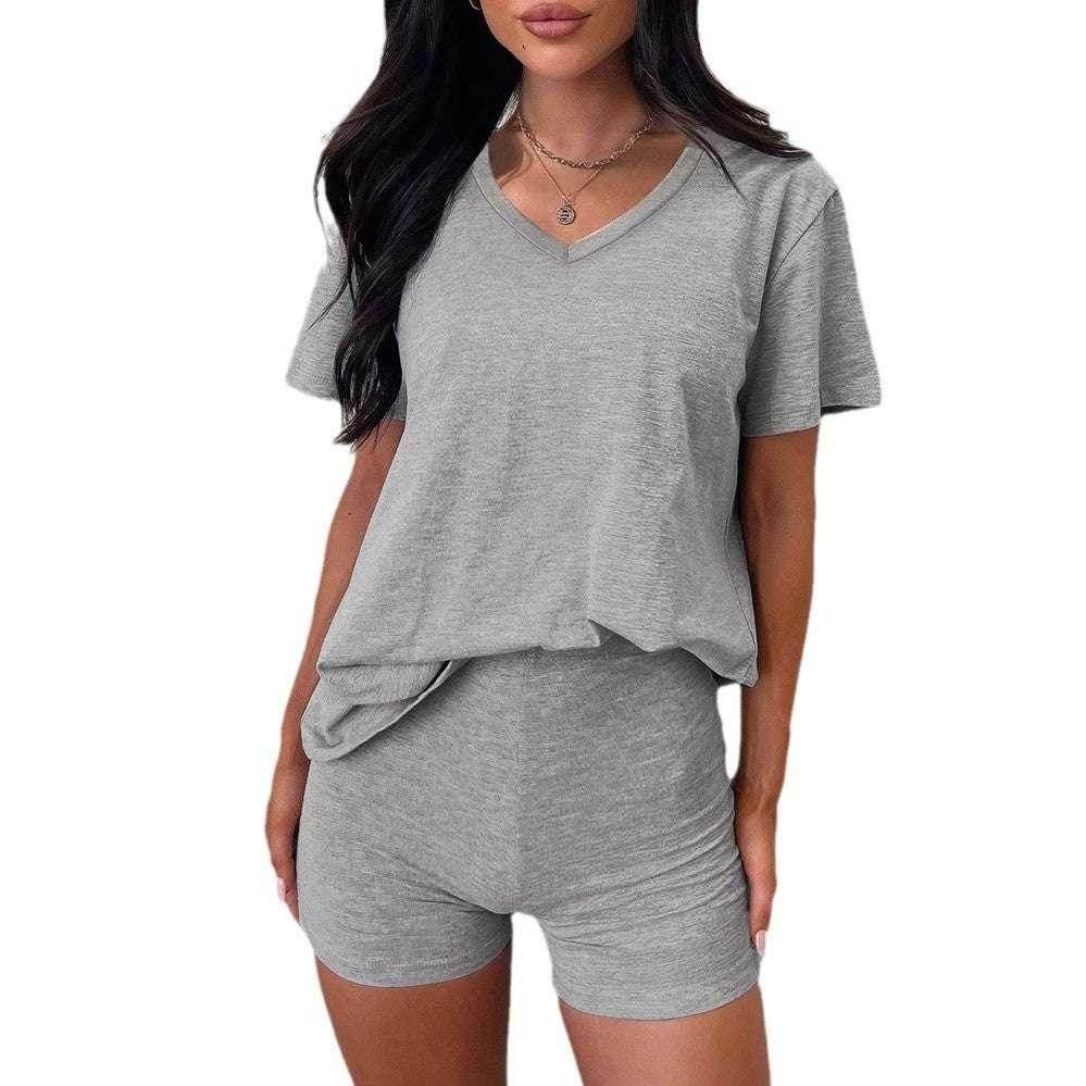 V-Neck Casual Suit – Shop Now for Effortless Elegance! - ZA-Zola