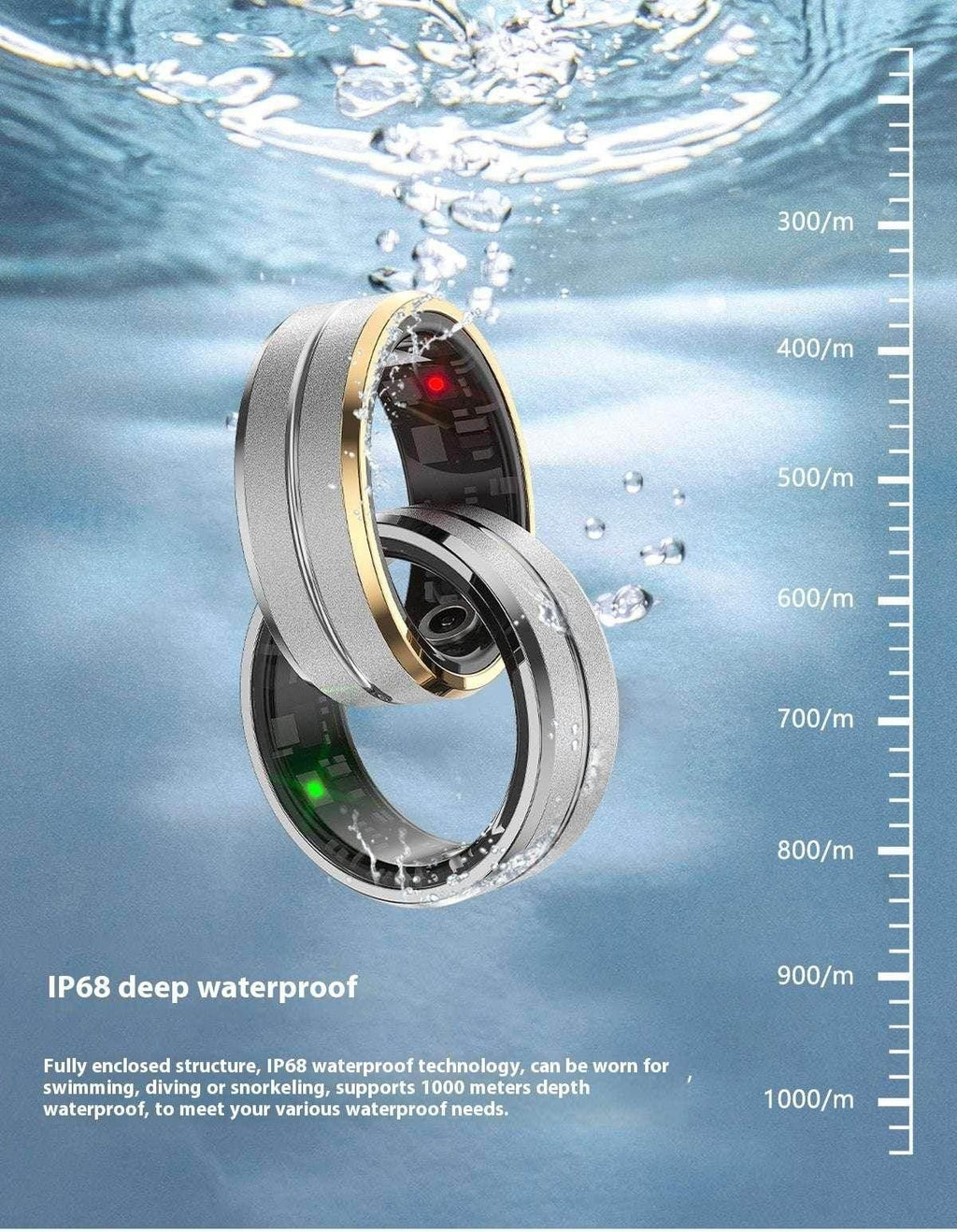 Smart Ring with Heart Rate & Sleep Monitor - ZA-Zola