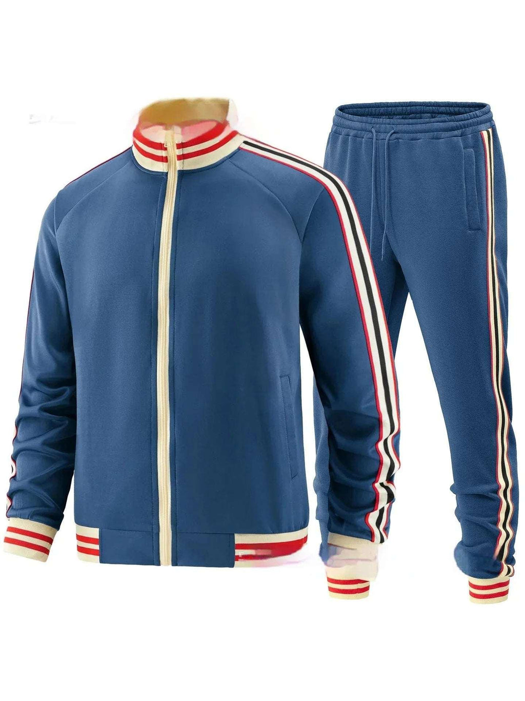 Men’s Casual Sports Suit – Fleece Lined Two-Piece Set - ZA-Zola