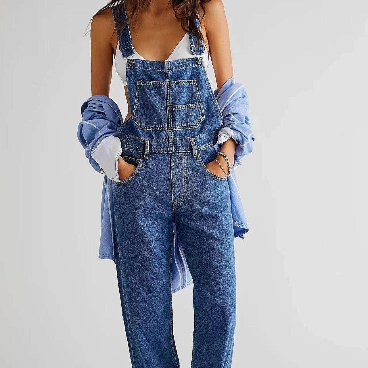 Casual Loose Denim Trousers – Gen Z Street Vibe - ZA-Zola