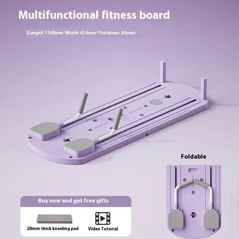 Multifunctional Fitness Board for Home Training – Pink & Purple - ZA-Zola