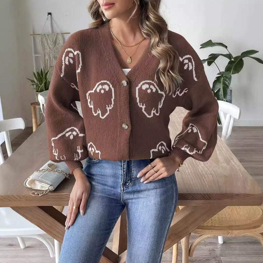 Halloween Sweater Coat | ZA-Zola Women’s Cardigan - ZA-Zola