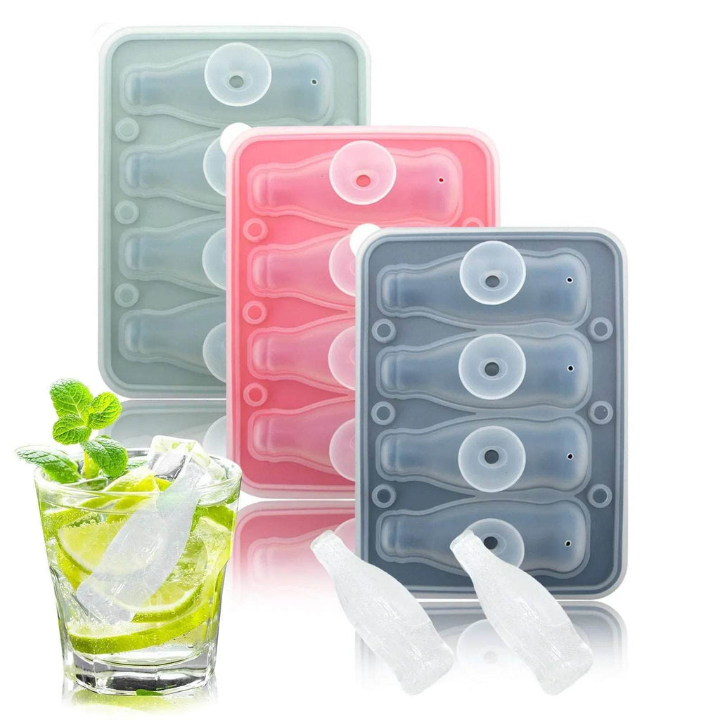 Coke Bottle Ice Mold Tray with Silicone Cover - ZA-Zola
