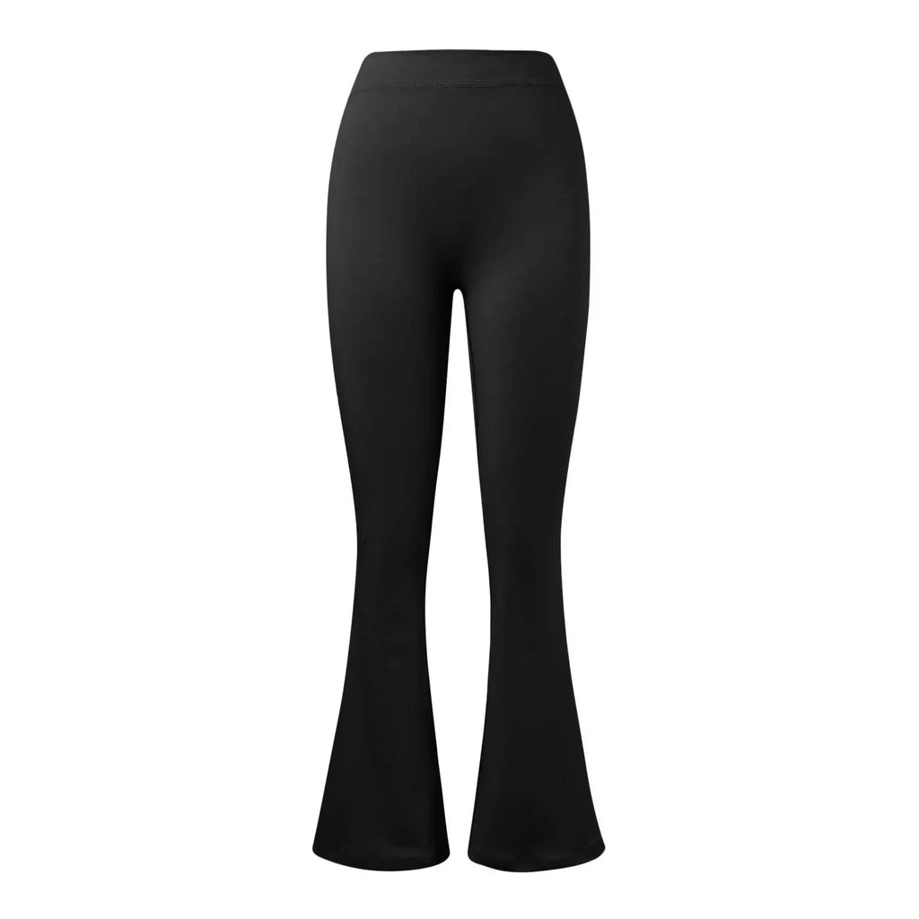 Seamless Flared Yoga Pants – High Waist, Hip-Lifting - ZA-Zola