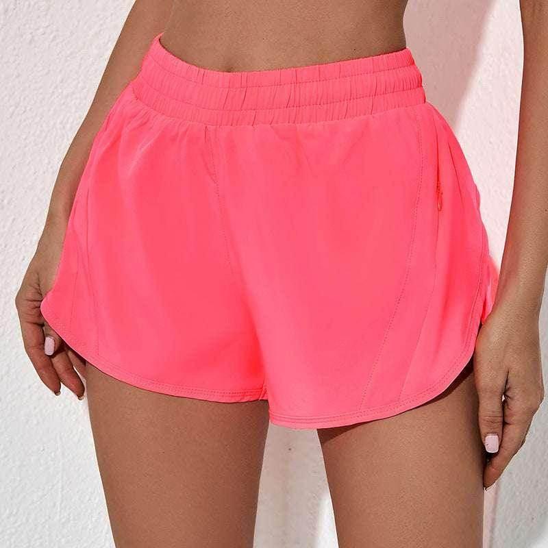 Breathable Summer Sports Shorts with Zipper Pockets - ZA-Zola