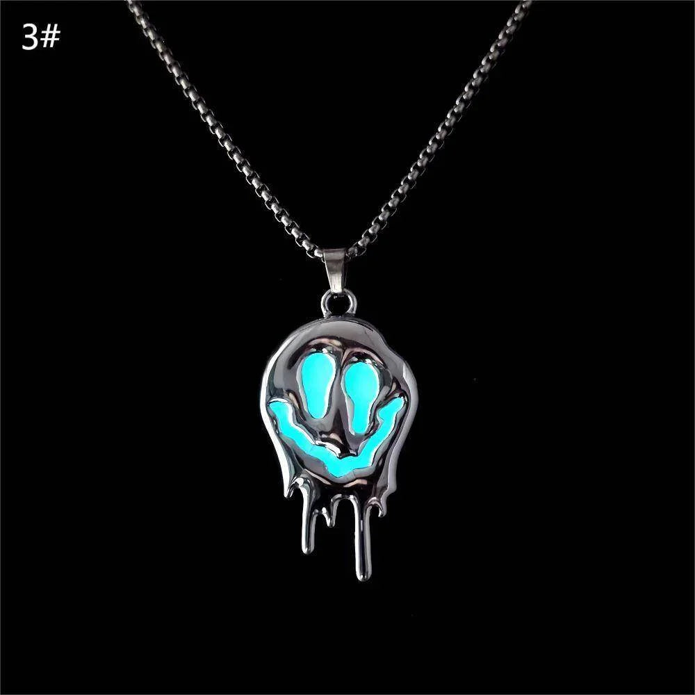 ZA-Zola Ghost Grimace Glowing Halloween Necklace - ZA-Zola