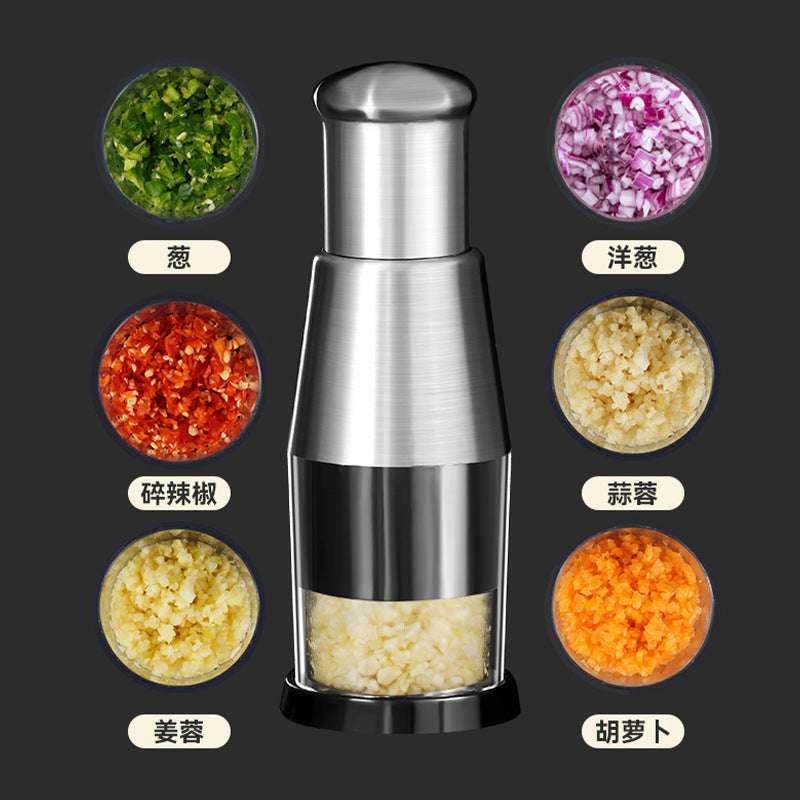 Manual Garlic Crusher & Vegetable Chopper – Easy Press - ZA-Zola