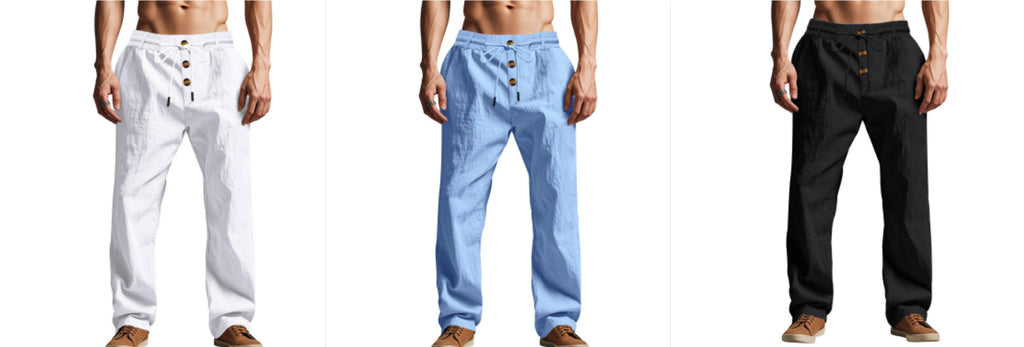 Men’s Linen Trousers | Breathable & Stylish Summer Pants