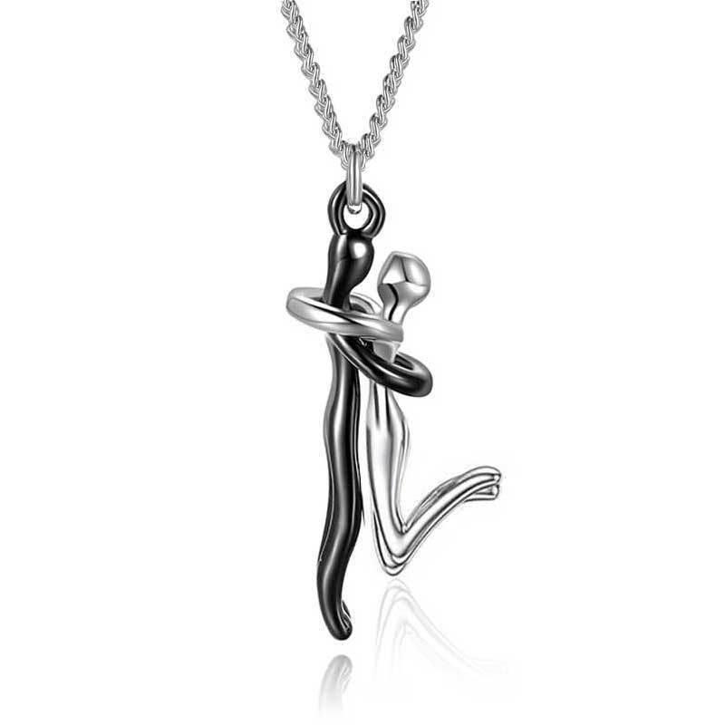 18K Love Hug Necklace – Perfect Couple's Gift - ZA-Zola