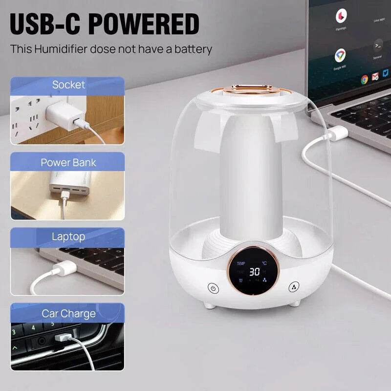 Buy 3L Essential Oil Aroma Diffuser – Humidifier & Air Purifier - ZA-Zola