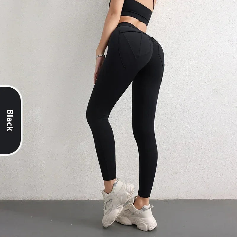 High Waist Yoga Pants with Pockets – Women’s Sports Leggings - ZA-Zola