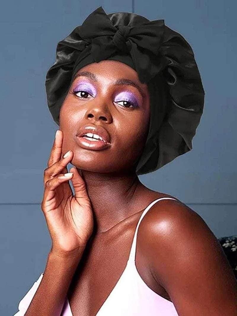 Silk Satin Bonnet for Sleeping – Hair Protection Cap - ZA-Zola