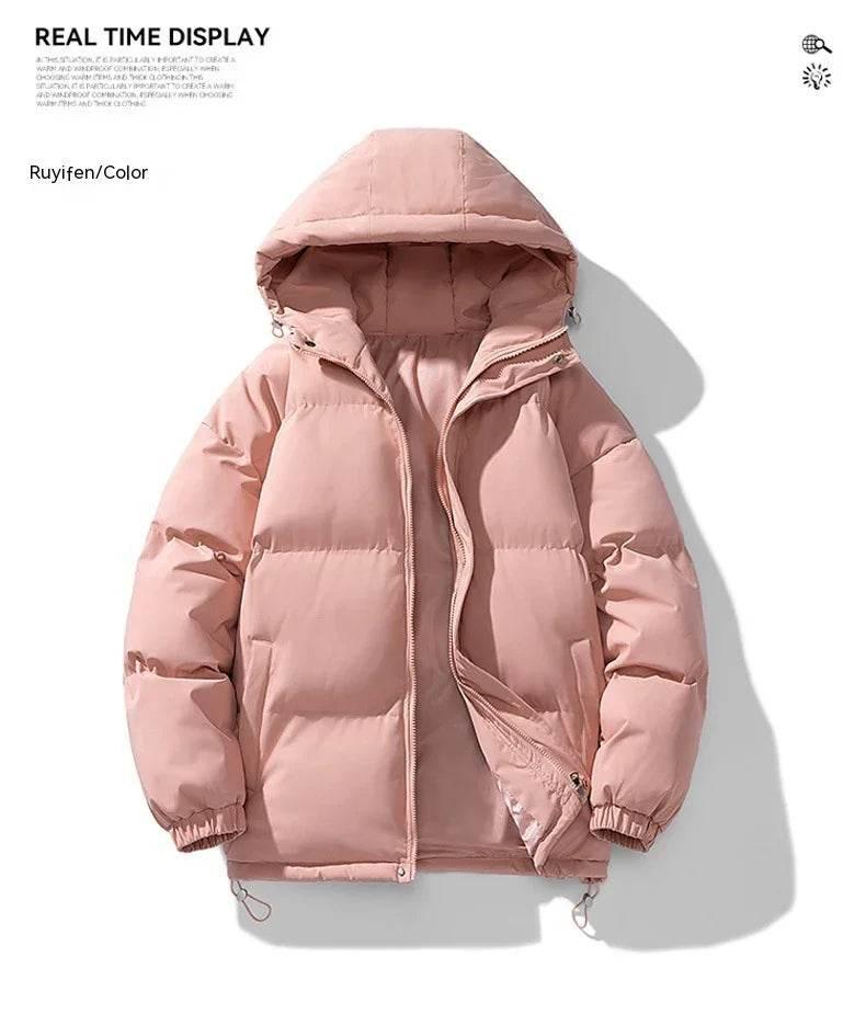 Men's Hoodie Padded Coat – Warm, Casual, Loose Fit - ZA-Zola