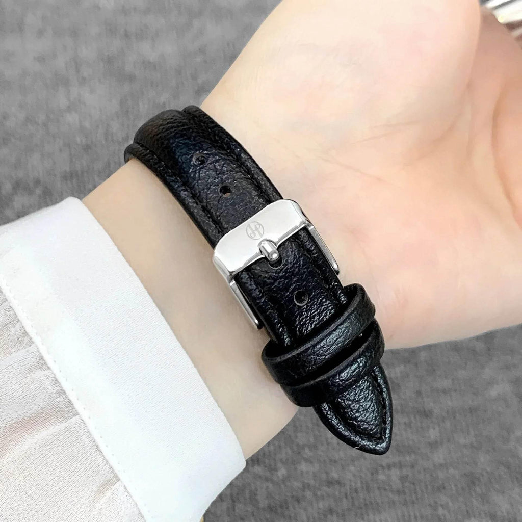 Women's Rectangular Dial Quartz Watch – Elegant & Durable - ZA-Zola