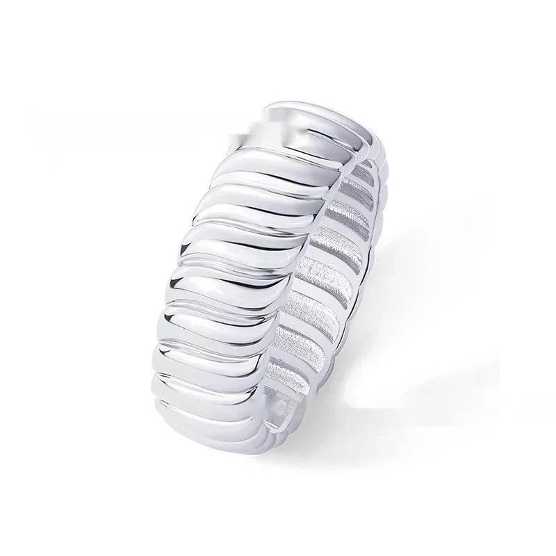 Personalized Abstract Titanium Steel Ring - ZA-Zola