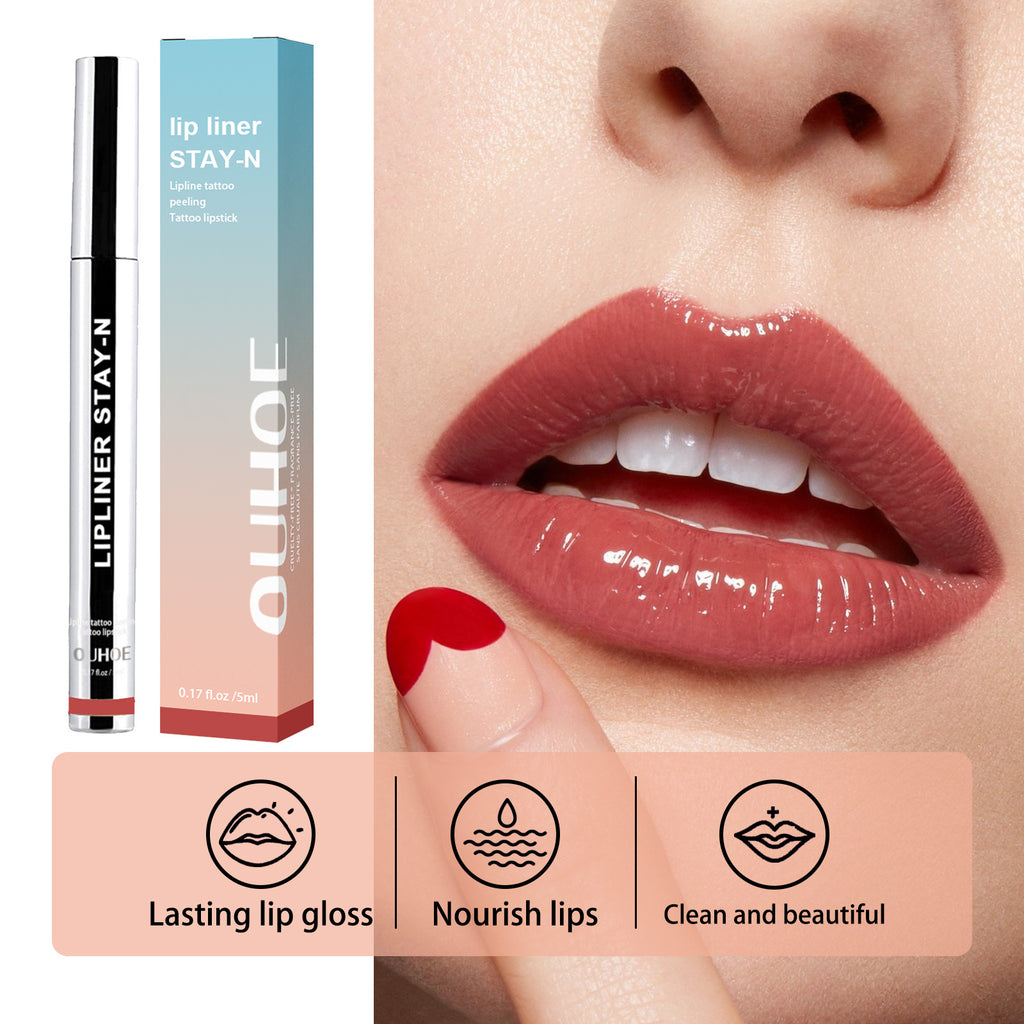 Lip Liner Pen Waterproof Long Lasting | Dark Brown Makeup