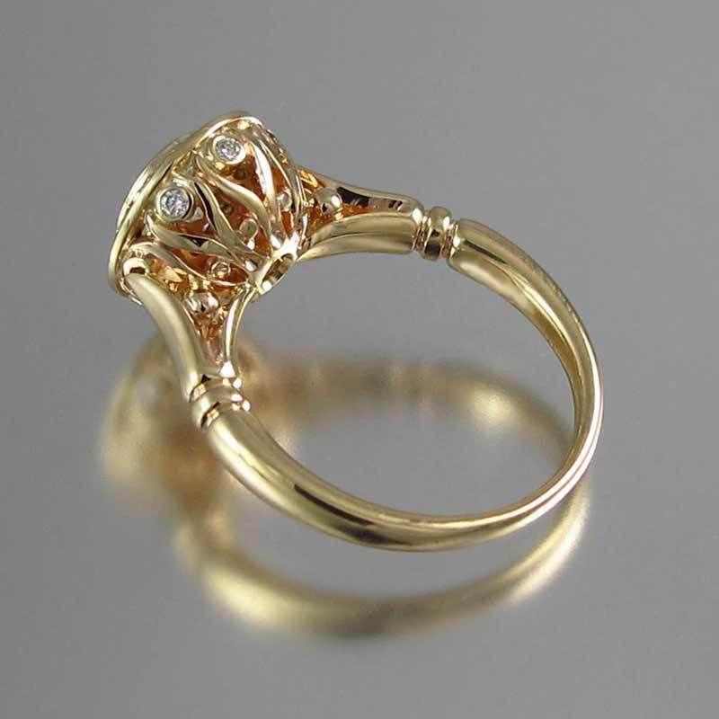 Gold Micro-Inlaid Fashion Ring Set for Women - ZA-Zola