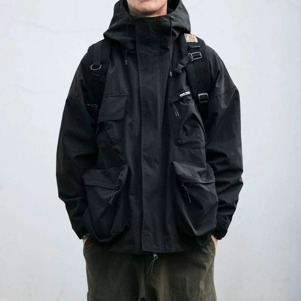Men's Hooded Jacket | Windproof & Functional Casual Jacket - ZA-Zola
