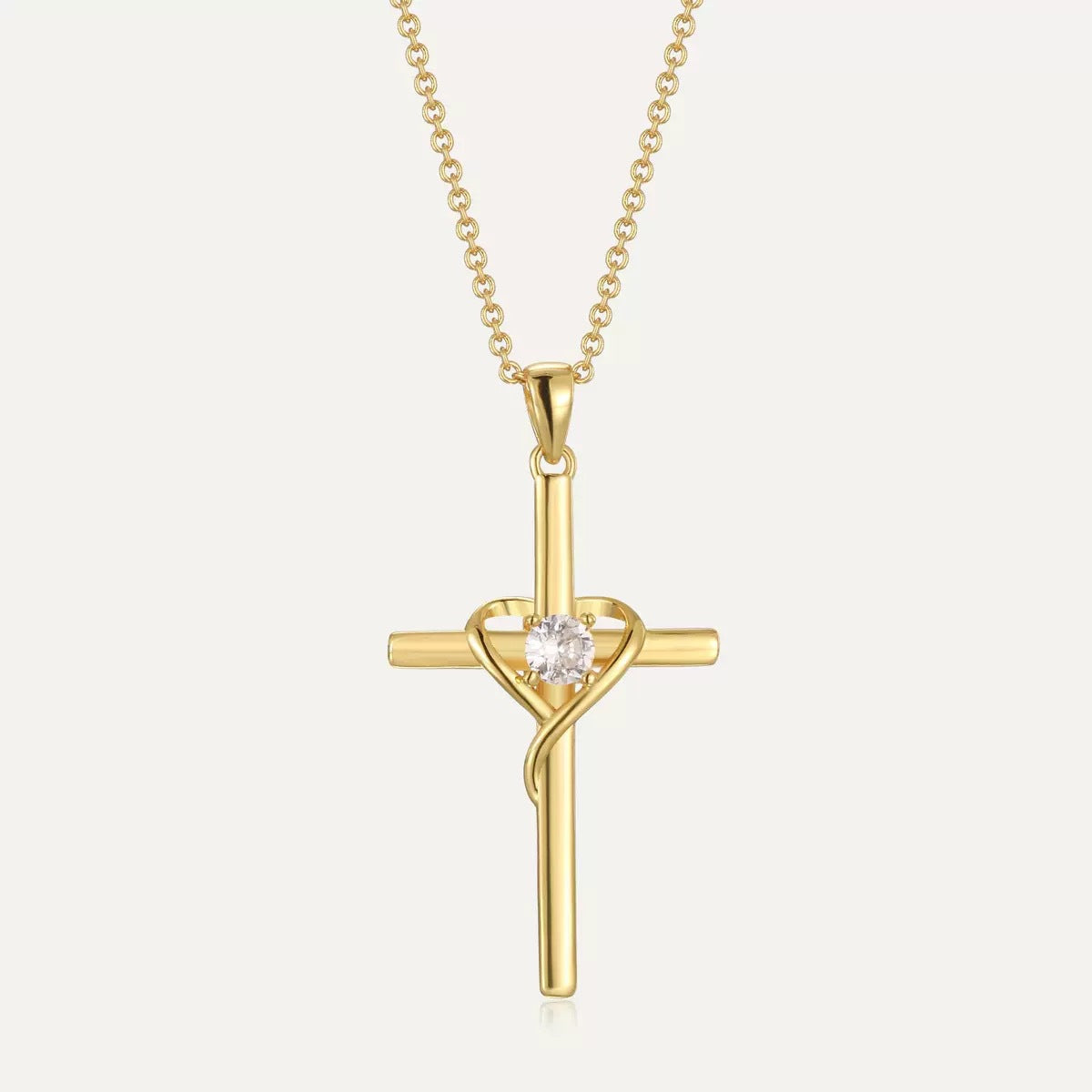 Diamond Cross Necklace for Women | Easter Jewelry
