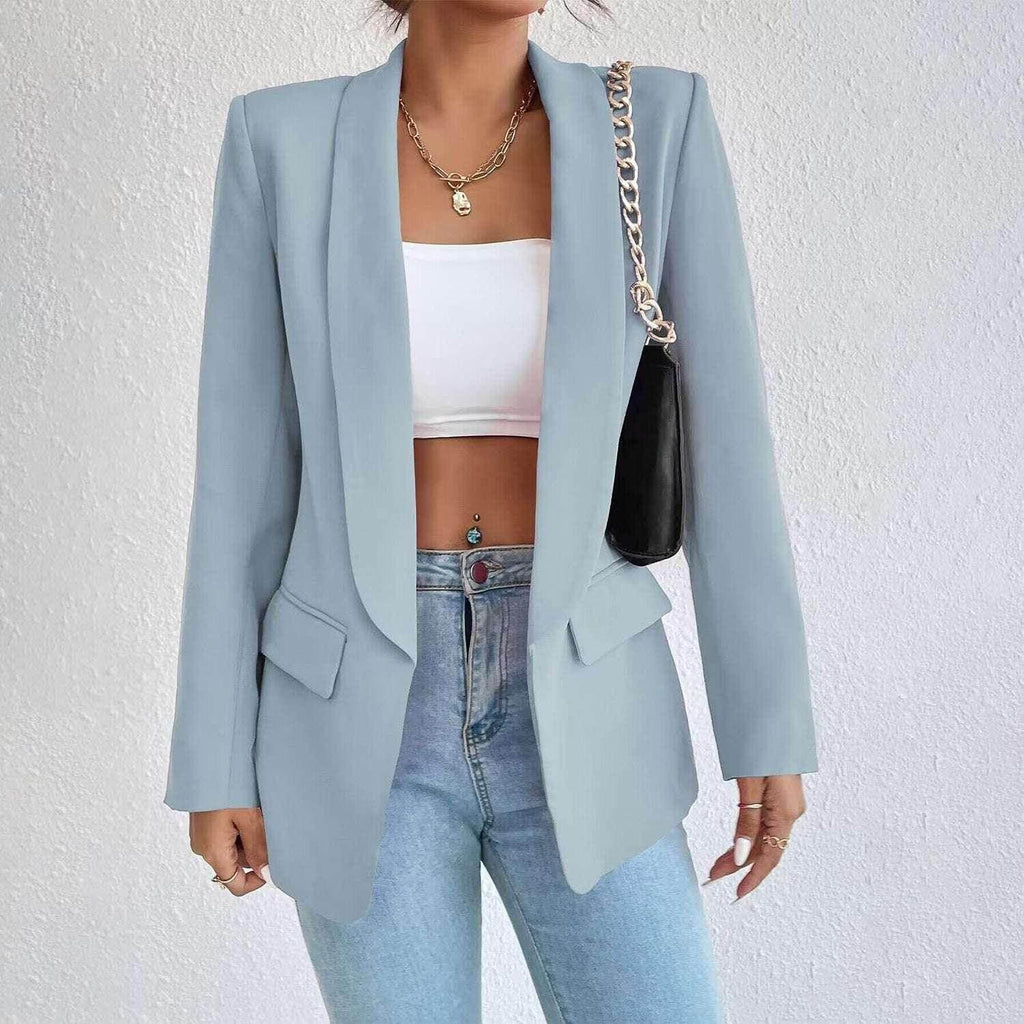 Women's Winter Rose Suit Lapel Jacket - ZA-Zola