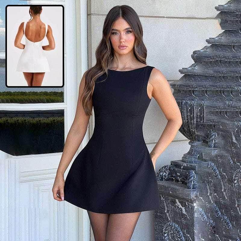 Sexy Slim-Fit Backless Dress - Summer Sleeveless Short Dress - ZA-Zola