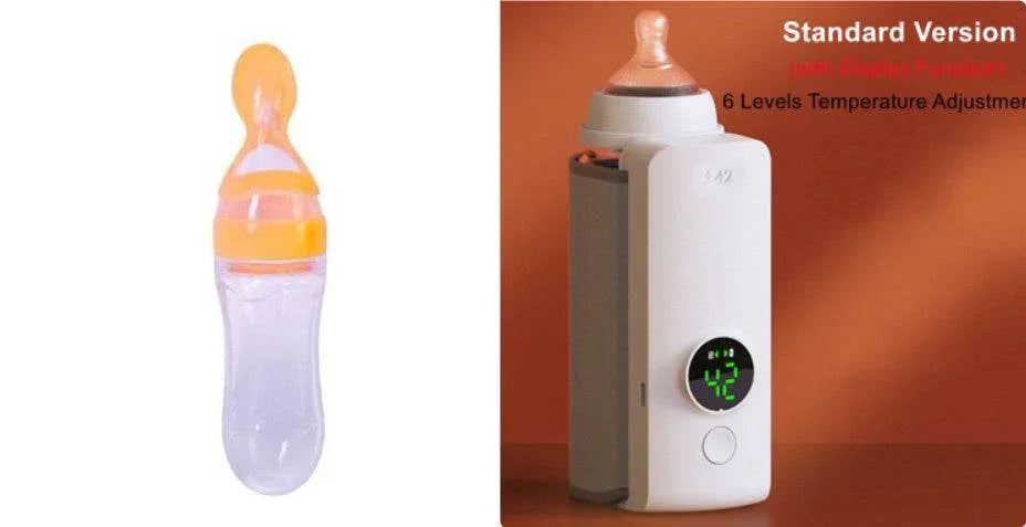 Portable Baby Bottle Warmer with Wireless Charger | USB Heating - ZA-Zola