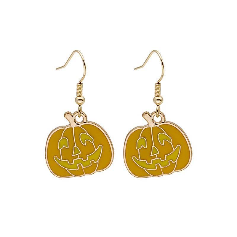 ZA-Zola Halloween Pumpkin Earrings – Cute & Spooky - ZA-Zola