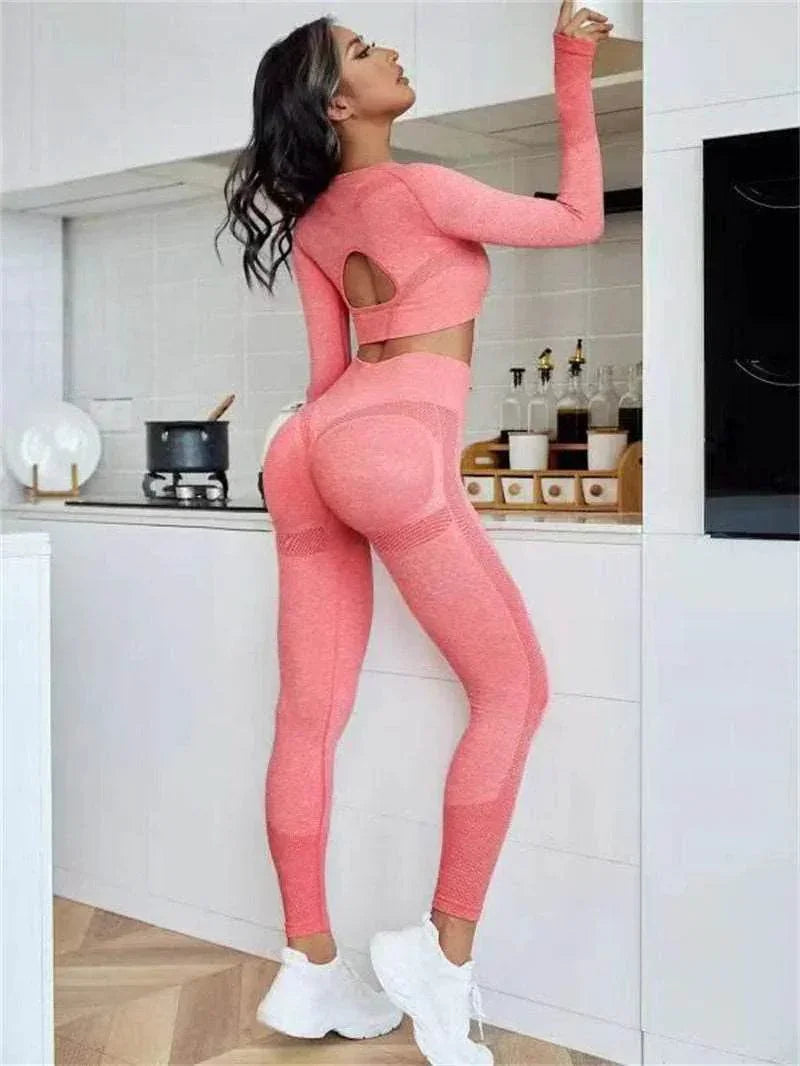 2PCS Sports Suit – Seamless, Stylish & Comfortable! - ZA-Zola