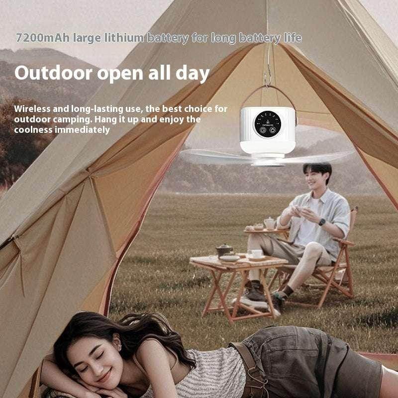 USB Camping Ceiling Fan with Light – Portable - ZA-Zola