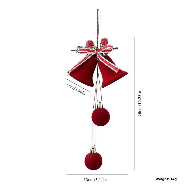 Jingling Bell Decorative Pendant | Christmas Window Ornament - ZA-Zola