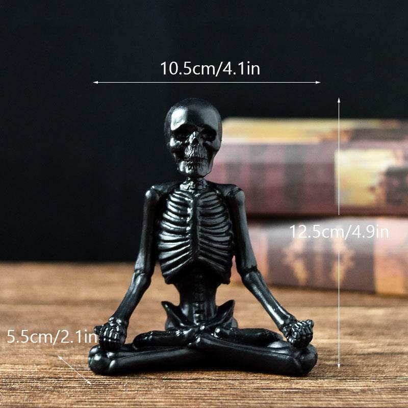 ZA-Zola Halloween Horror Yoga Skull Skeleton Ornaments - ZA-Zola