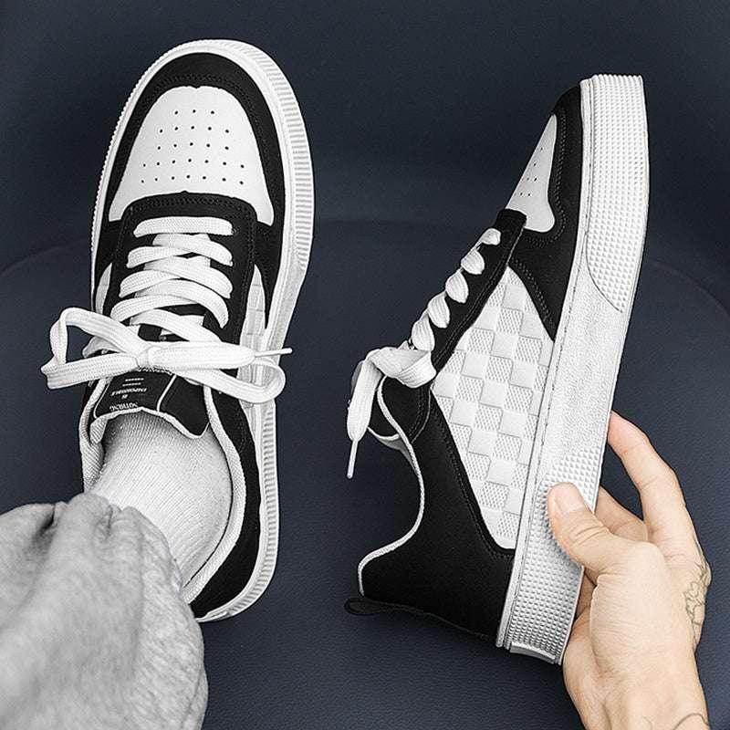 Men’s Casual Lace-Up Sneakers – Breathable Style - ZA-Zola