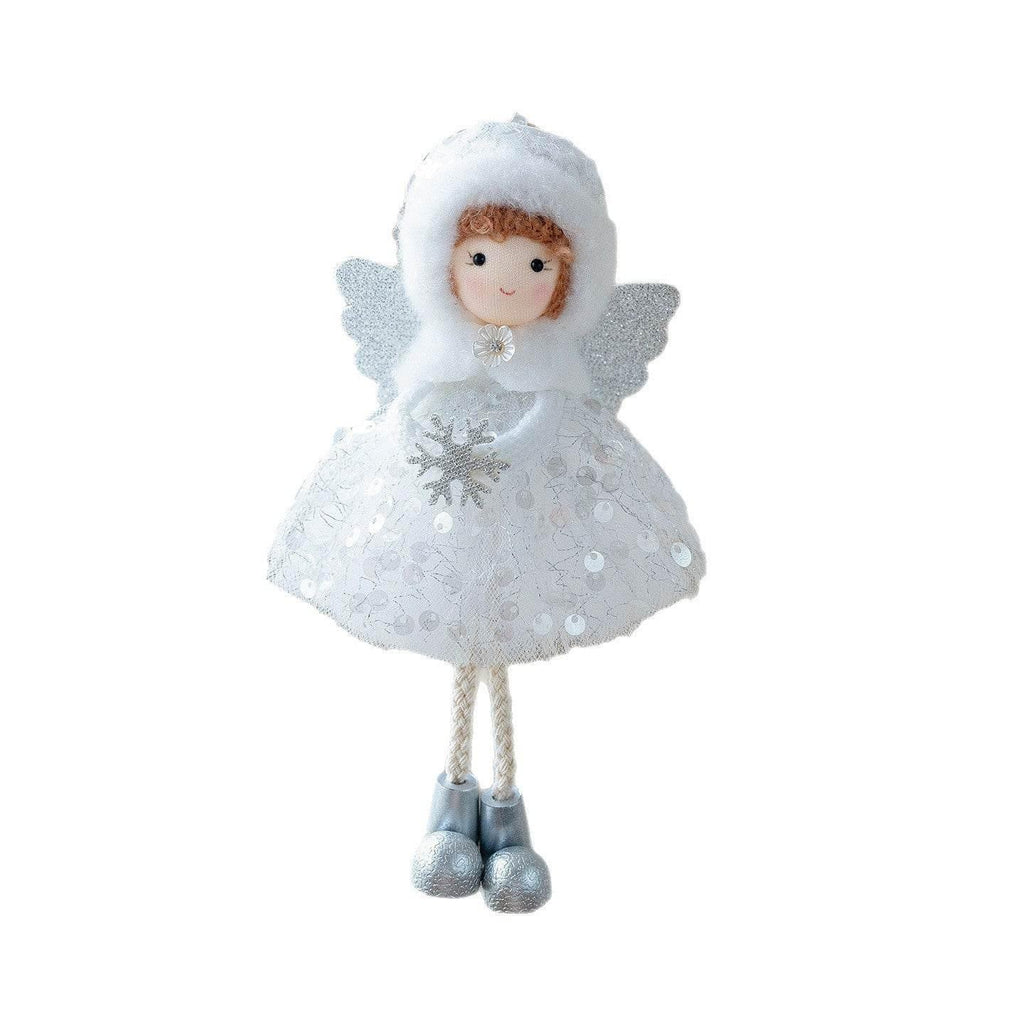 Christmas Angel Girl Pendant Winter Mesh Big Eyes Décor - ZA-Zola