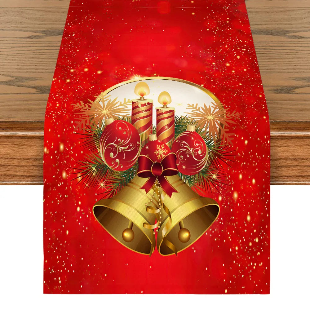Snowman Table Mat – Linen Printed Christmas Table Runner Décor - ZA-Zola