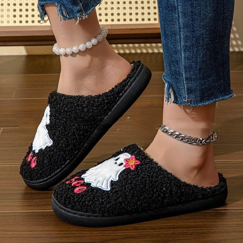 Halloween Ghost Slippers | ZA-Zola Home Shoes - ZA-Zola