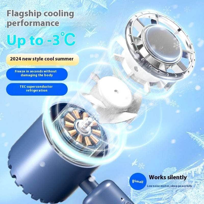 USB Rechargeable Ice Compress Handheld Fan - ZA-Zola