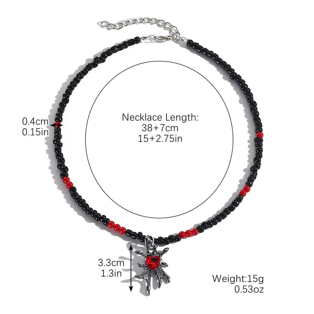 ZA-Zola Halloween Bat Ghost Skull Necklace - ZA-Zola